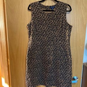 Lands End Leopard print dress